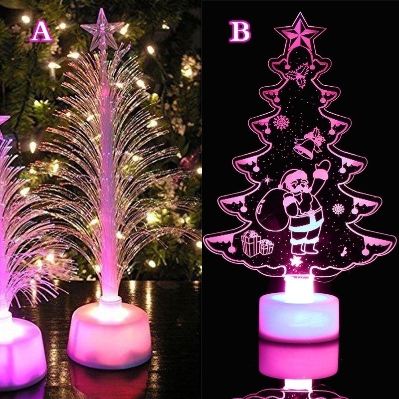 Hot Merry LED Color Changing Mini Christmas Xmas Tree Home Table Party Decor Charm Perfect Present · v3
