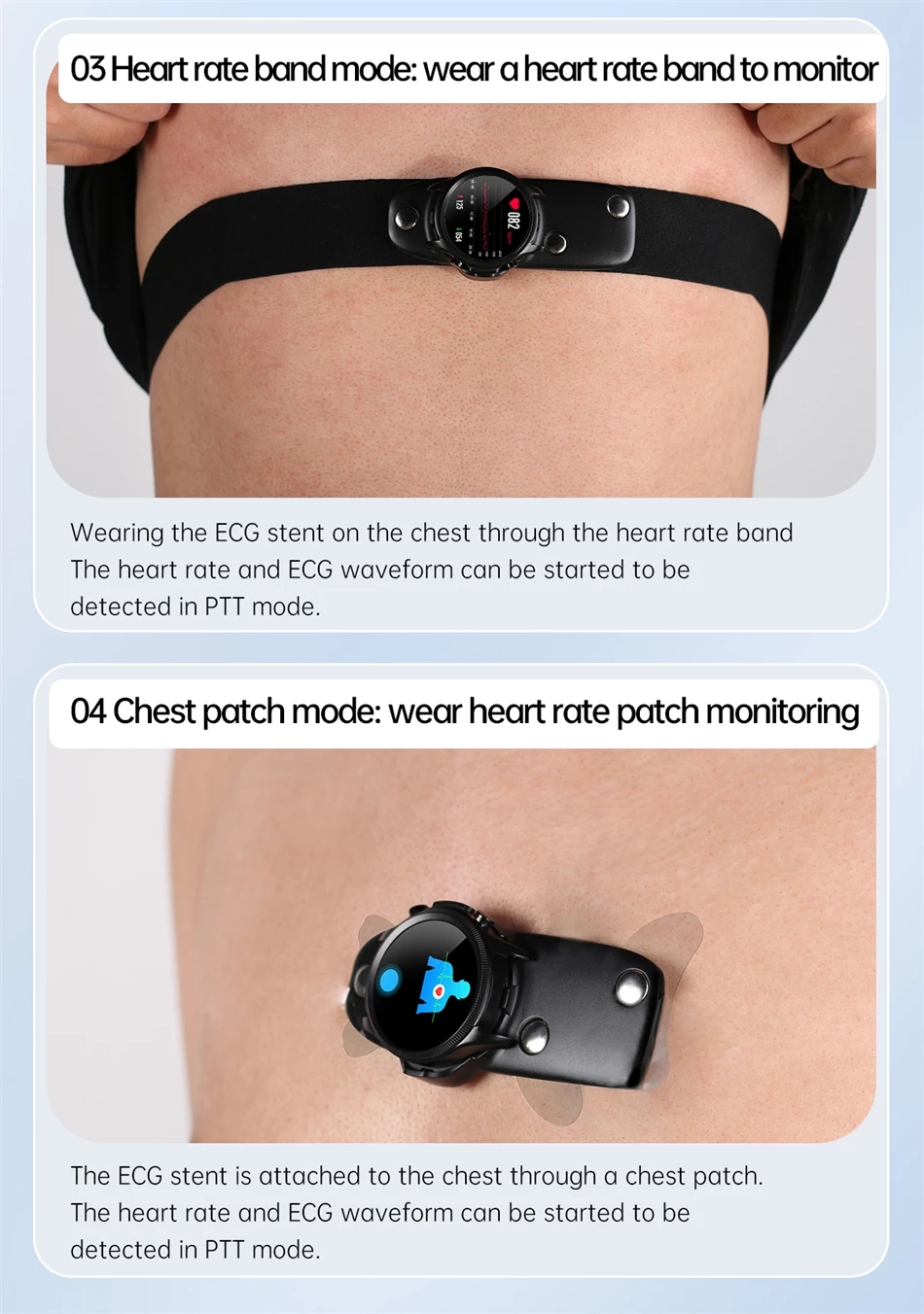 2022 Yeni Akıllı Saat Erkek EKG Monitörü Kan Basıncı Vücut Sıcaklığı SmartWatch IP68 Erkek Saatleri İçin Suya Dayanıklı Fitness İzleyici