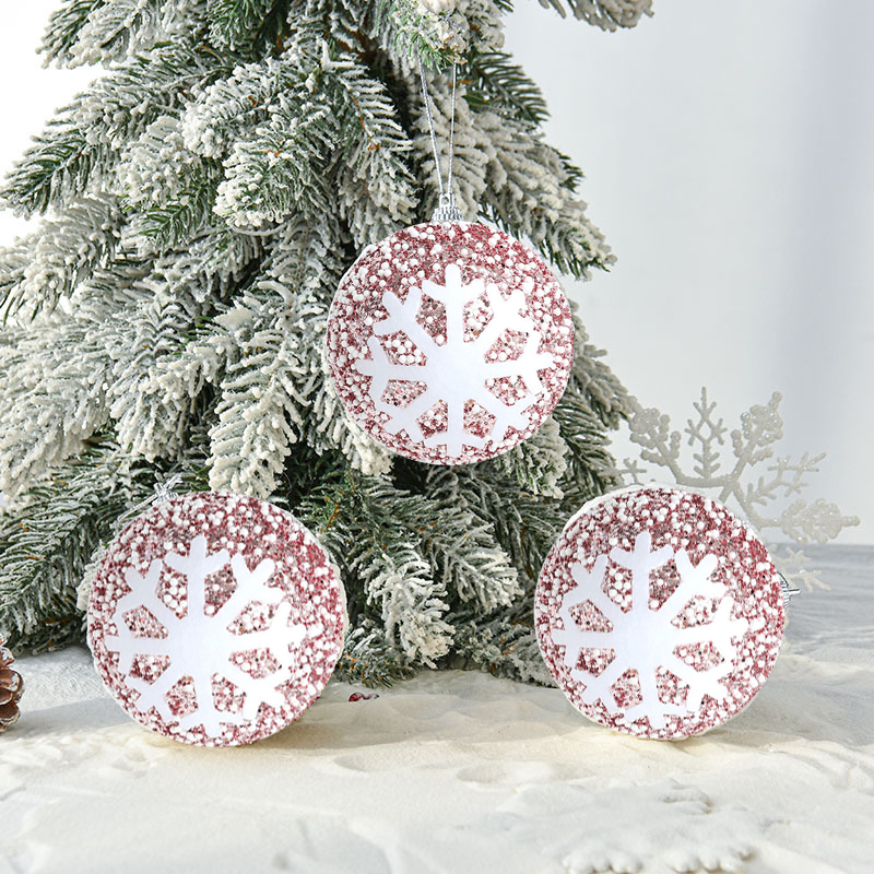 8cm Assorted Color Christmas Balls Christmas Tree Ornaments Balls Xmas Decorations Hanging Tree Pendants New Year Gift