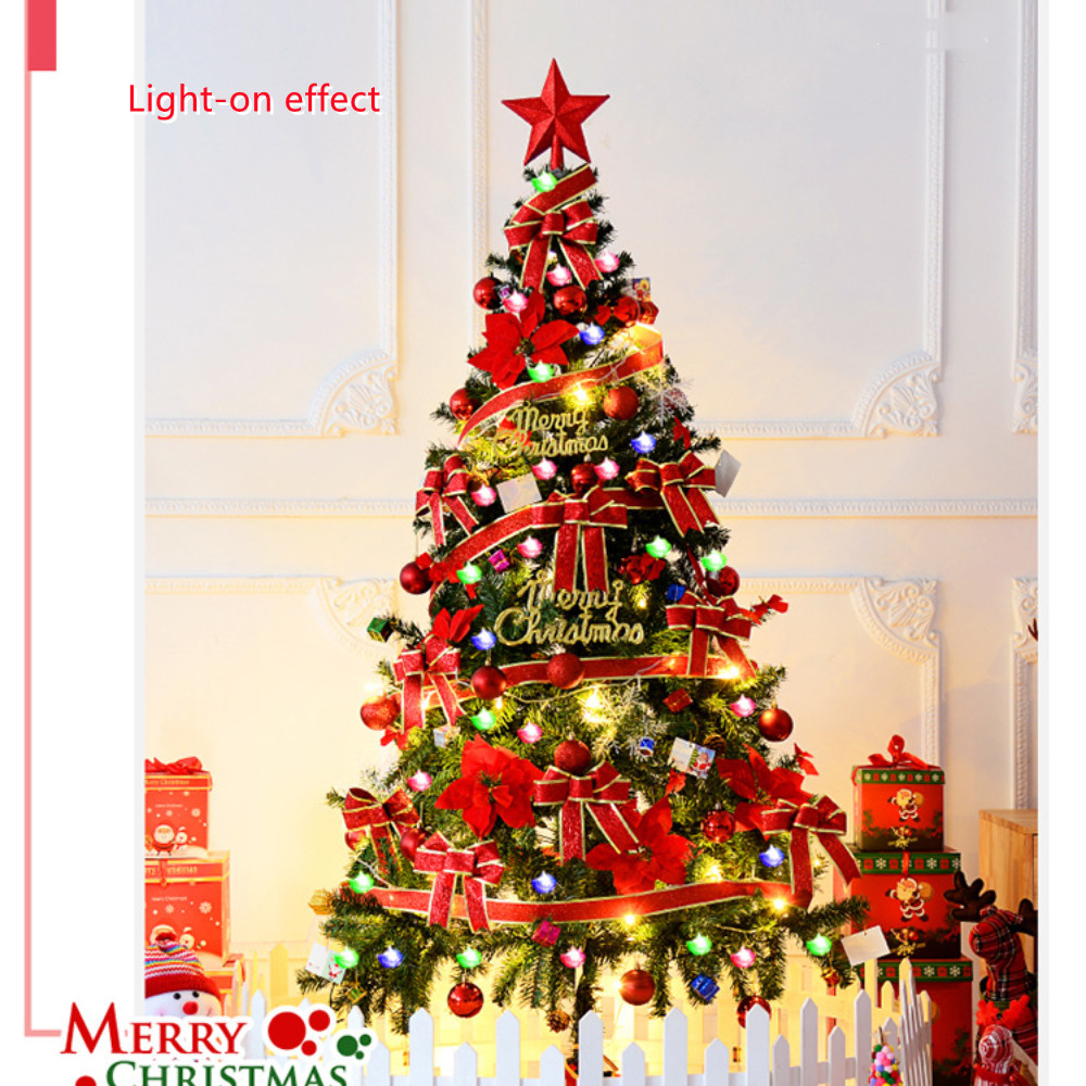 1.2M-2.1M Mã hóa PVC Luminous Tree Navidad Large LED Lighting Christmas Tree Set 2023 New Year Decoration