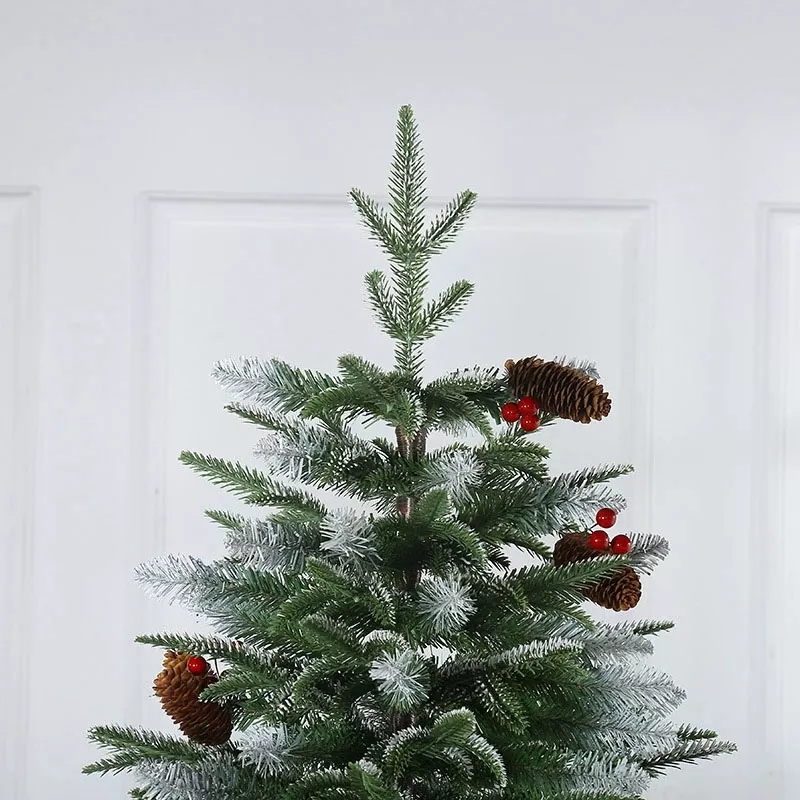 Árbol de Navidad con simulación de polietileno, decoración navideña para decoración del hogar, accesorios para centros comerciales, festivales, exhibiciones, adornos