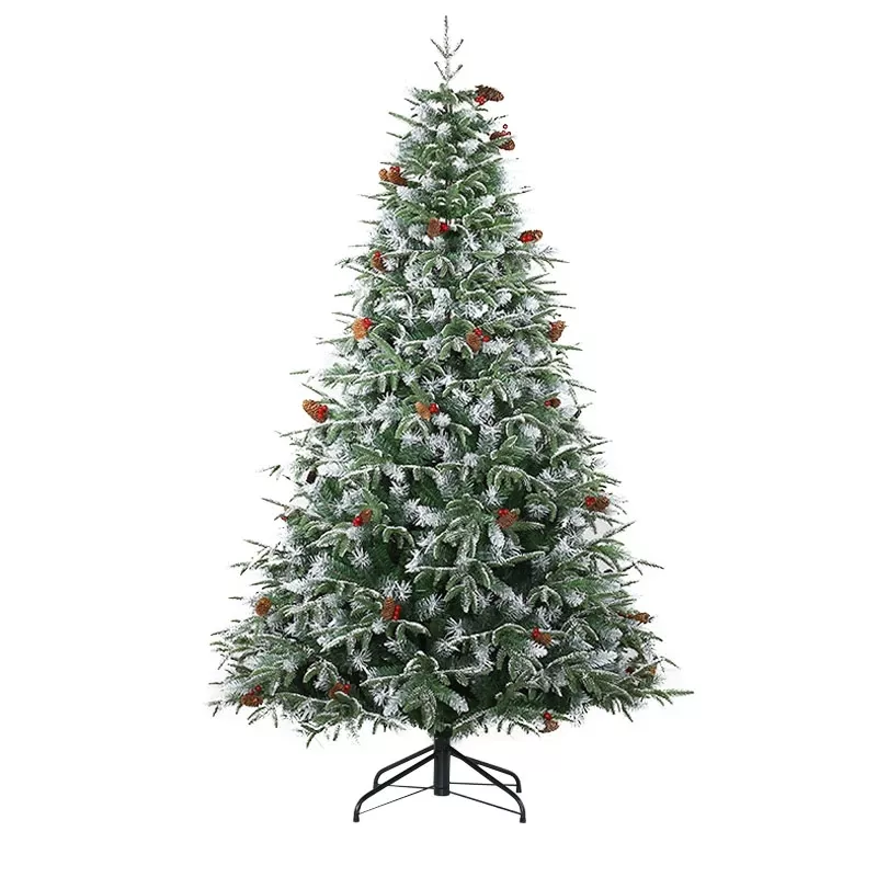 Árbol de Navidad con simulación de polietileno, decoración navideña para decoración del hogar, accesorios para centros comerciales, festivales, exhibiciones, adornos