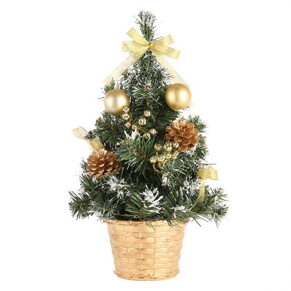 20cm Artificial Tabletop Mini Christmas Tree Decoration For Home Party DIY Festival Supplies Christmas Decoration Ornaments · v4