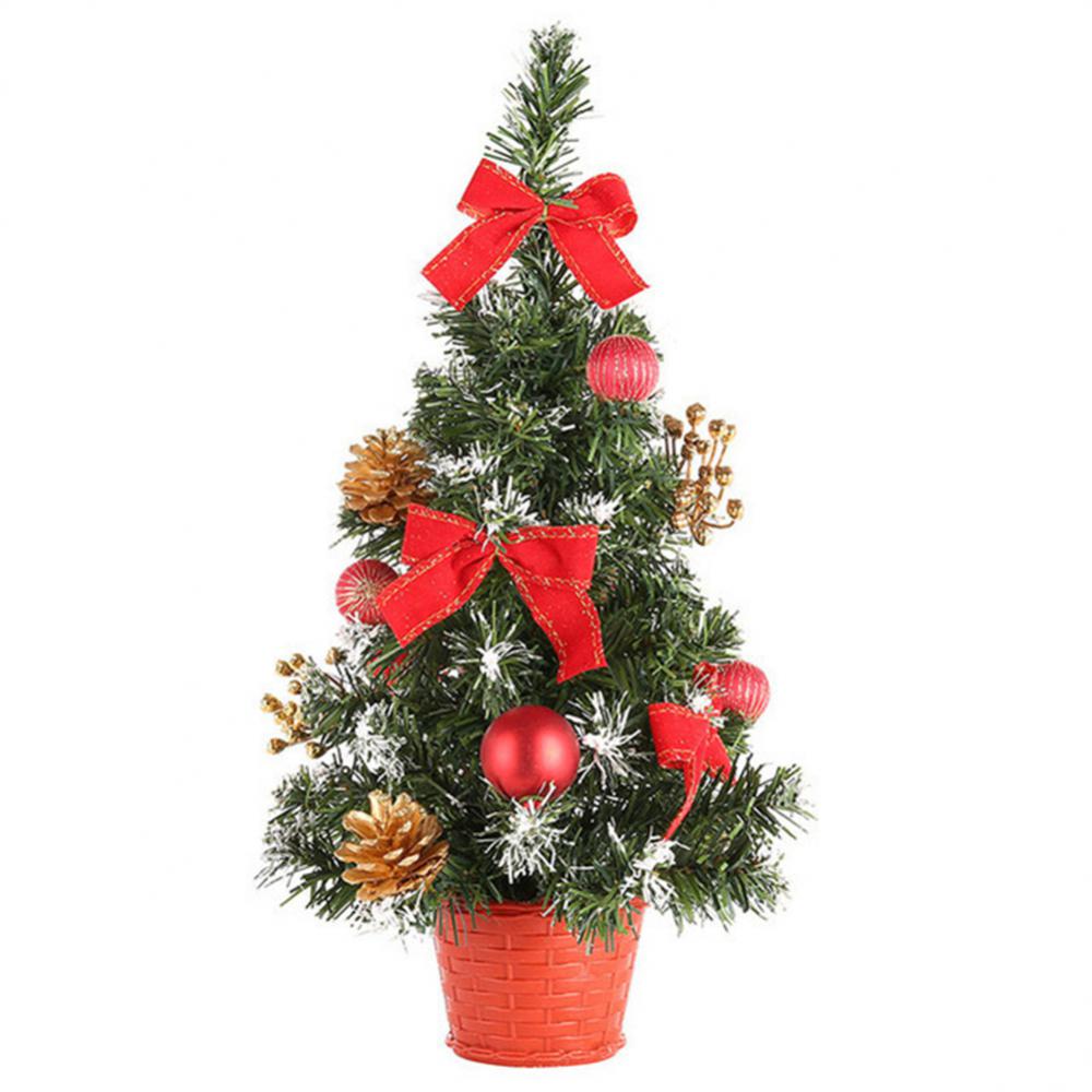20cm Artificial Tabletop Mini Christmas Tree Decoration For Home Party DIY Festival Supplies Christmas Decoration Ornaments · v4