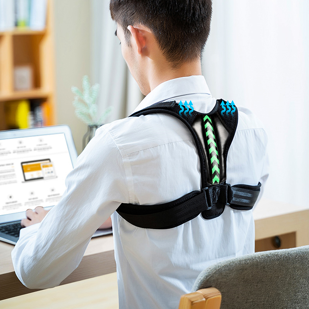 Adjustable Back Shoulder Posture Corrector Belt Clavicle Spine Support Reshape Your Body Home Office Sport Upper Back Neck Brace · v2