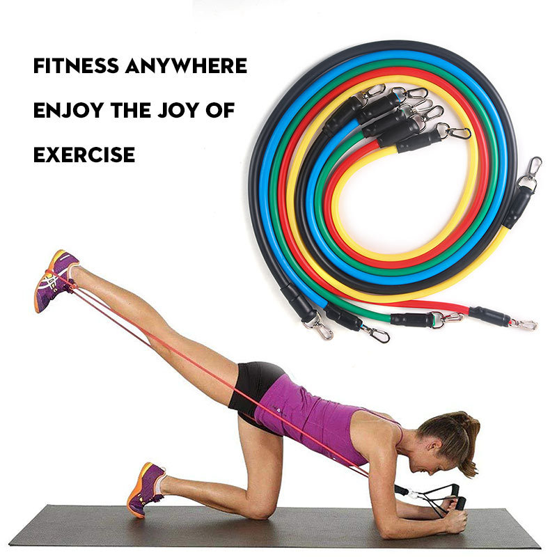 Bodybuilding Resistance Bands Gym Rubber Sport Elastic Fitness Sports Accessories Portable Equipment 50LBS Tape Bands · v2