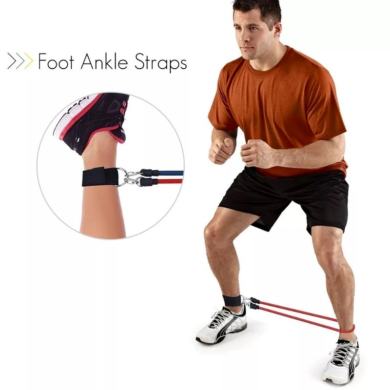 Bodybuilding Resistance Bands Gym Rubber Sport Elastic Fitness Sports Accessories Portable Equipment 50LBS Tape Bands · v2