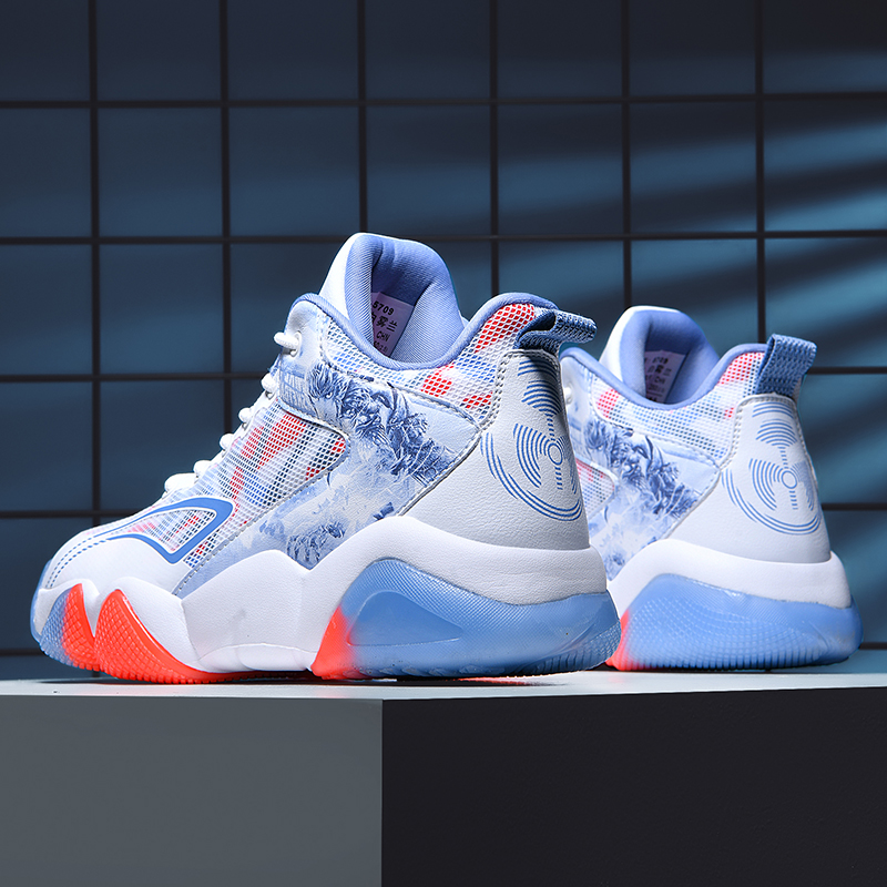Merk: Professionele basketbalschoenen voor heren, hoge sneakers, demping voor mannen, lichte comfortabele schoenen, atletische training, sportschoen