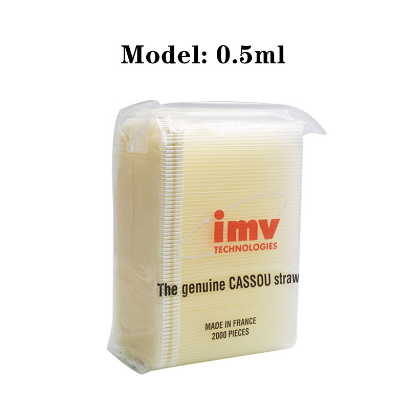 Cattle Frozen Semen Fine Tube IMV Bovine Frozen Seminal Tube 2000 Pcs Cow Artificial Insemination Freezes Fine Tube Scissors · v5