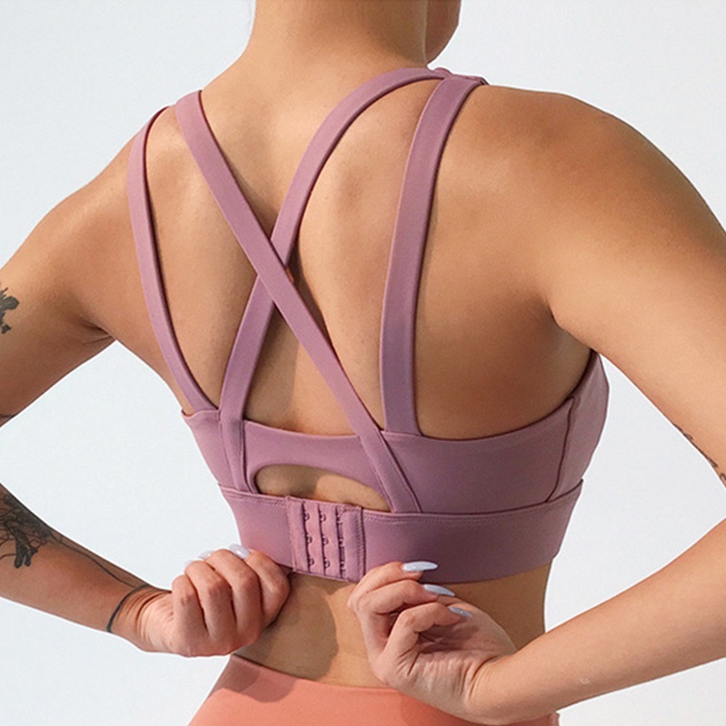 Cloud Hide Sport-BH für Damen, Push-Up-Unterwäsche, Fitness, Yoga, Tank, Crop-Top, BHs, athletische Weste, Gymnastikshirt, Sport, Laufen, Sportbekleidung
