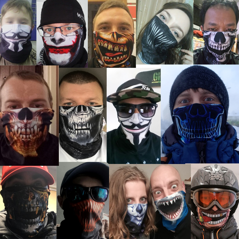 Bandana personalizzata Braga Cuello senza cuciture Mascarilla Ghetta da collo Berretti da ciclismo Scaldacollo per attività all'aperto Maschera facciale da moto