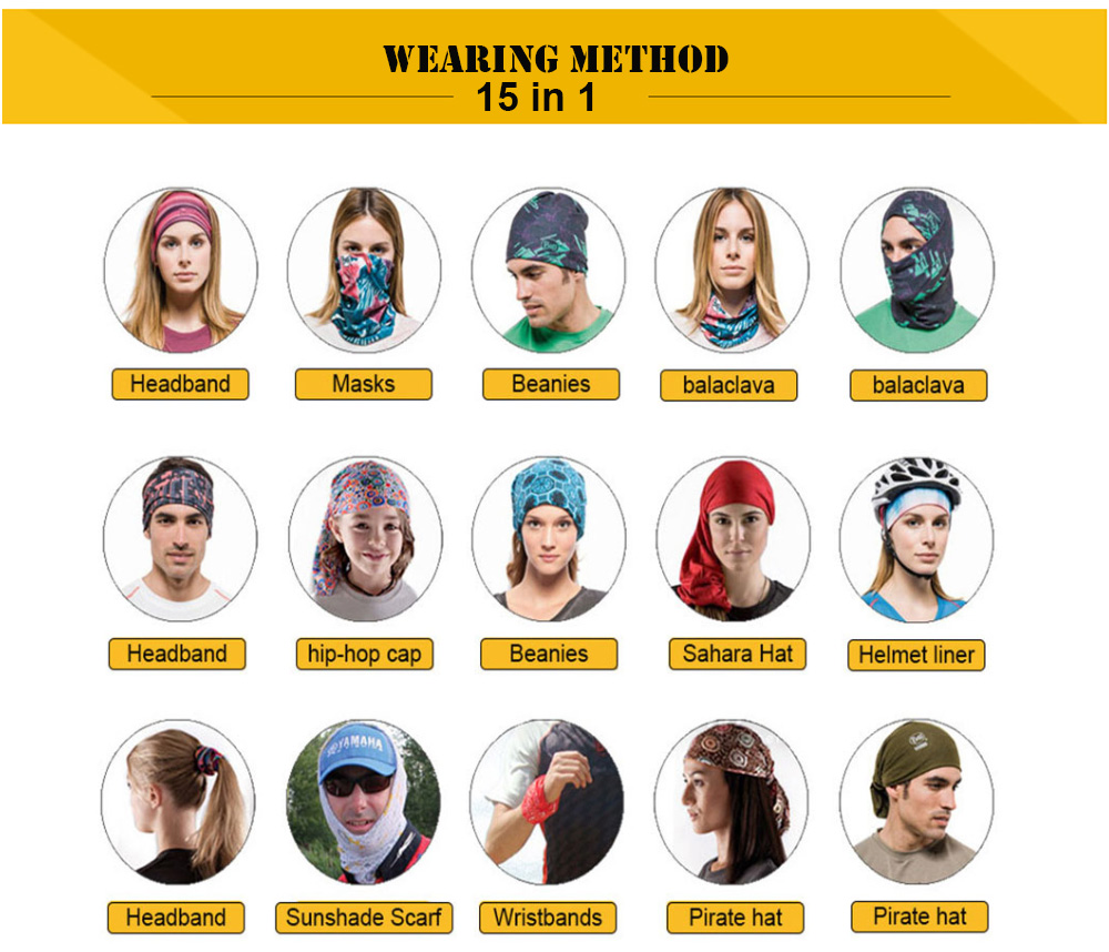 Bandana personalizzata Braga Cuello senza cuciture Mascarilla Ghetta da collo Berretti da ciclismo Scaldacollo per attività all'aperto Maschera facciale da moto