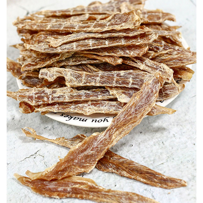 Snack à base de magret de canard séché pour chien, viande pure et naturelle, sans sel, à sécher à basse température