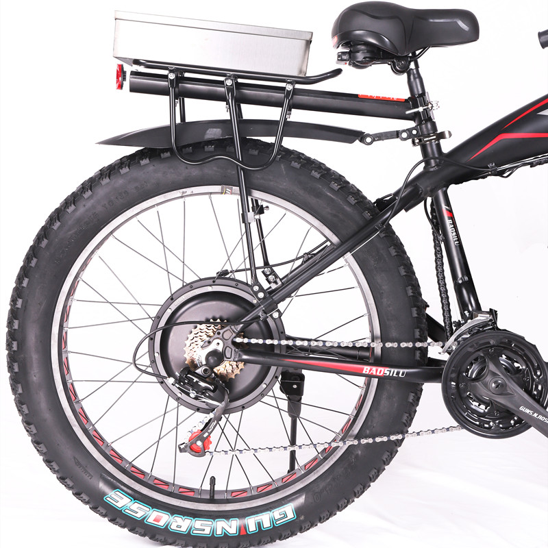 Rower elektryczny 48V4000W Sport Mountain Electric Bike 32AH Fat Tire Rower elektryczny śnieżny Bateria litowa ebike Rower elektryczny