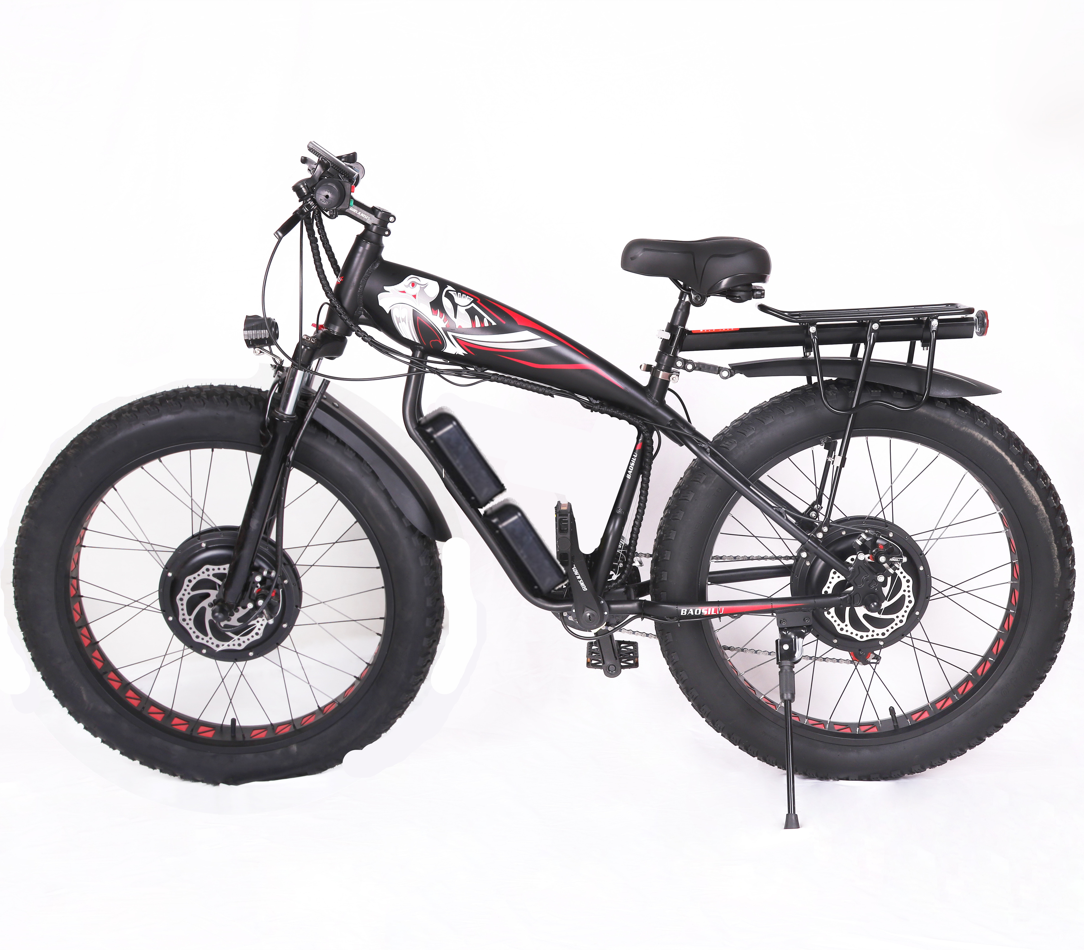 Rower elektryczny 48V4000W Sport Mountain Electric Bike 32AH Fat Tire Rower elektryczny śnieżny Bateria litowa ebike Rower elektryczny