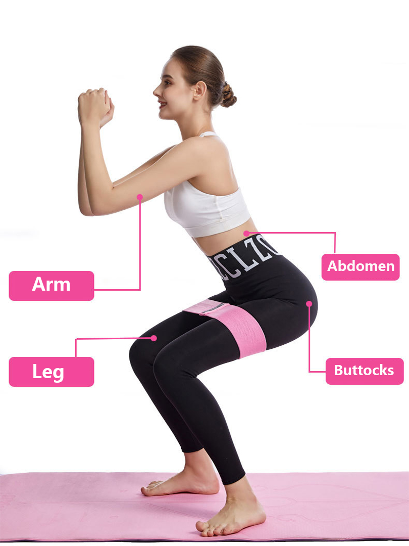Fitness Direnç Bandı Kalça Genişletme Spor Bezi Lastik Bant Elastik Genişletici Evde Egzersiz Spor Ekipmanları İçin Uygun