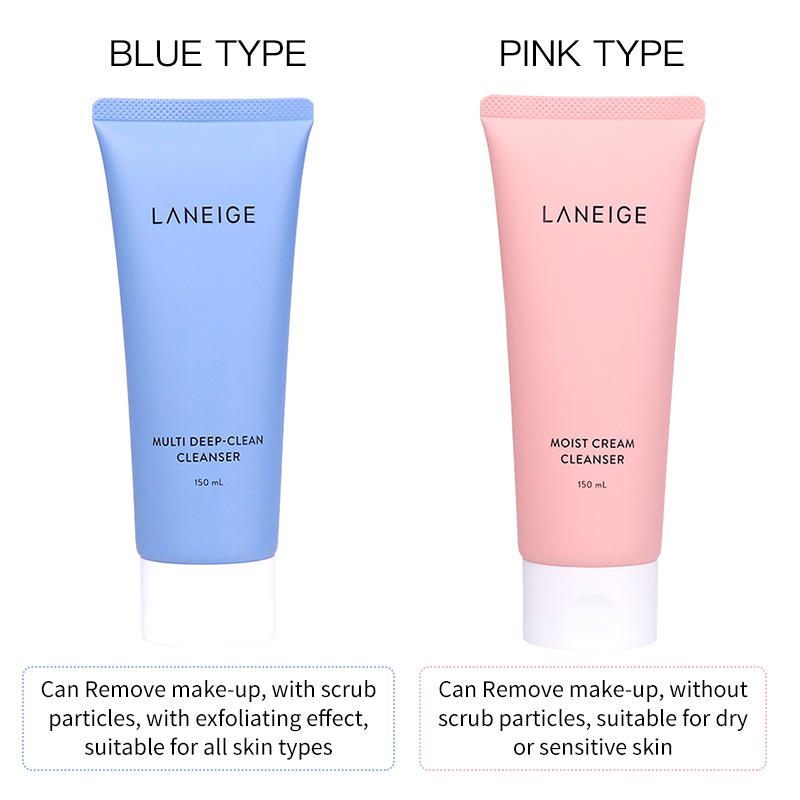 Korea kosmetyki Laneige MULTI DEEP CLEAN do mycia twarzy peeling do twarzy z cząsteczkami włókien, Papaya Enzyme 150ml