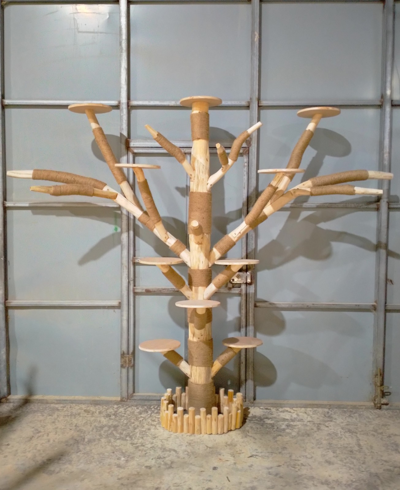 Large Solid Wood Cat Climbing Frame Cat Litter Cat Tree Climbing Cat Toy Log Pet Tree Customization