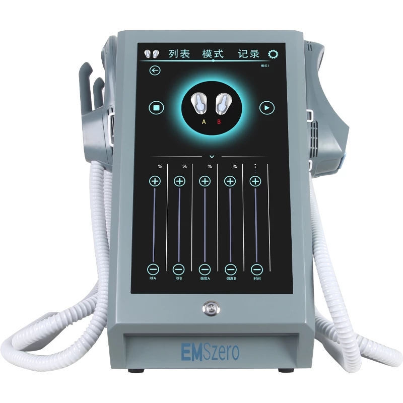 La nuovissima impugnatura RF EMSSLIM 4 e pad di stimolazione pelvica opzionali per la stimolazione muscolare/sollevamento dei glutei/rimozione del grasso emszero