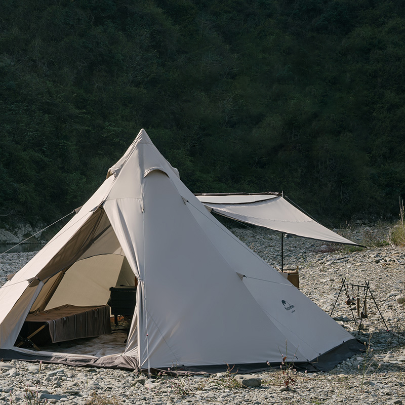 Outdoor Party Tent Luxury Accessories Camping Zipper Sun Shelter Pyramid Tent Gazebo Bushcraft Carpas De Camping Hiking Items · v2