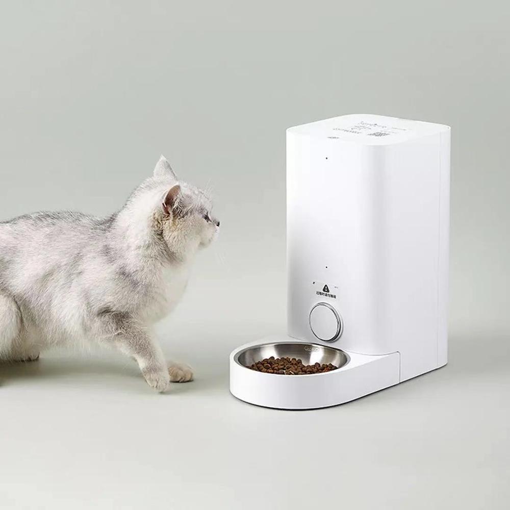 PETKIT Inteligentny karmnik dla kotów mini automatyczna miska Karmnik dla kotów dla zwierząt Nigdy nie zablokowany podajnik Cibo Gatto Fresh Pet Food Dozownik