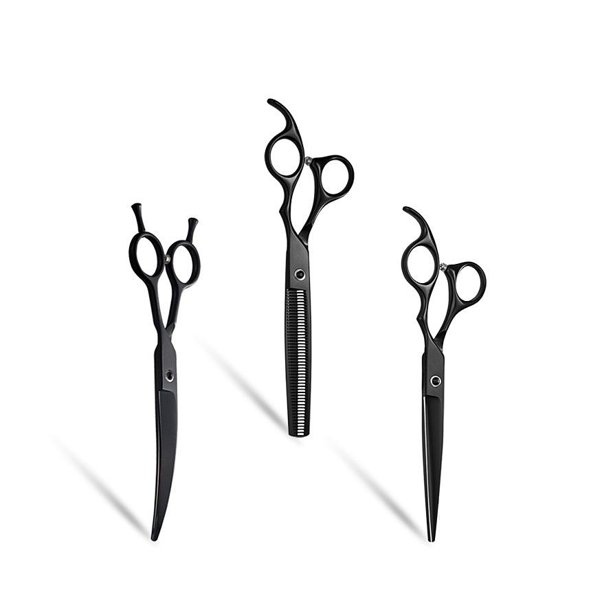Professional Pet New Design Colorful 7 Inch Dog Grooming Hairdressing Scissors Set Psi Fryzjer ножницы парикмахерские Tesoura