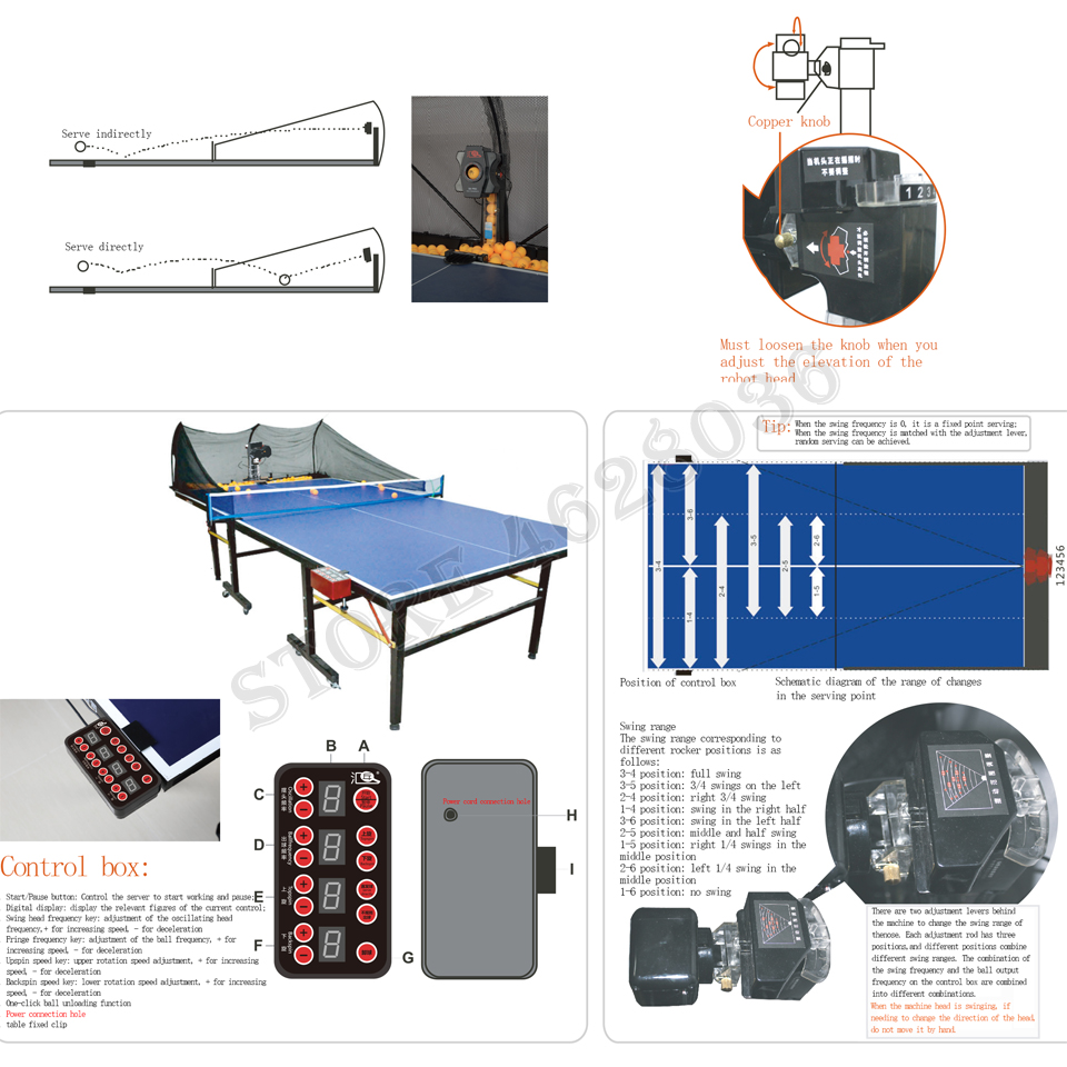 Robot da ping pong professionali Sender Pitching Serve Machine Trainer Rete da raccolta sportiva 100 palline da ping pong S6-PRO