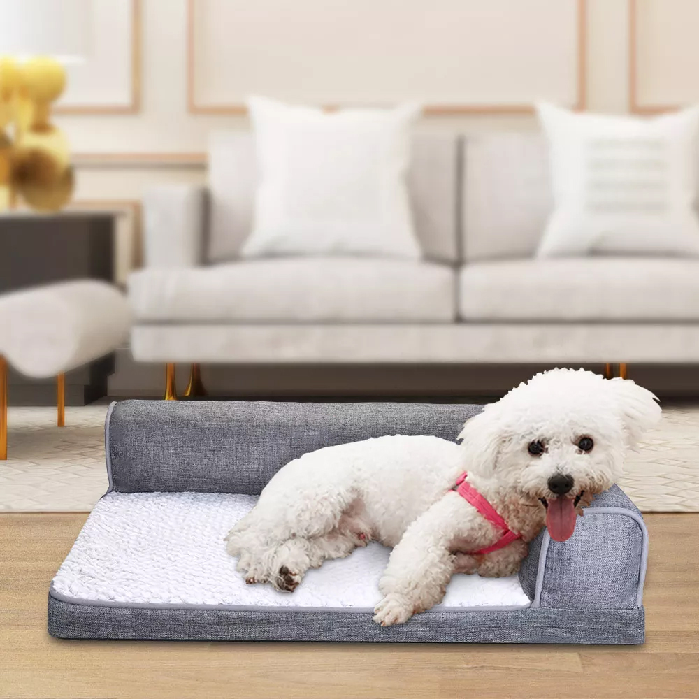 Rodanny L Shaped Waterproof Ultra Soft  Bed Dog Cat House Cotton Warm Couch  Pet Supplies