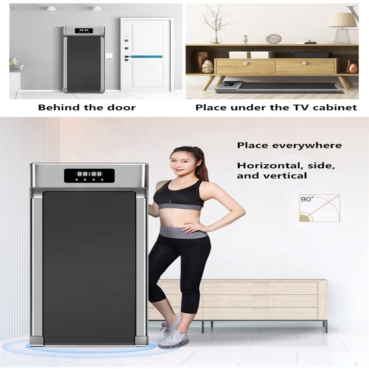 Tablet treadmill household small silent full-function electric walking machine mini indoor fitness equipment manufacturer · v2