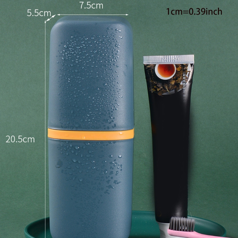 Travel Toothbrushes Case Toothpaste Storage Box Toothbrushes Organizer for Trips Daily Business Home Camping School Supplies · v2