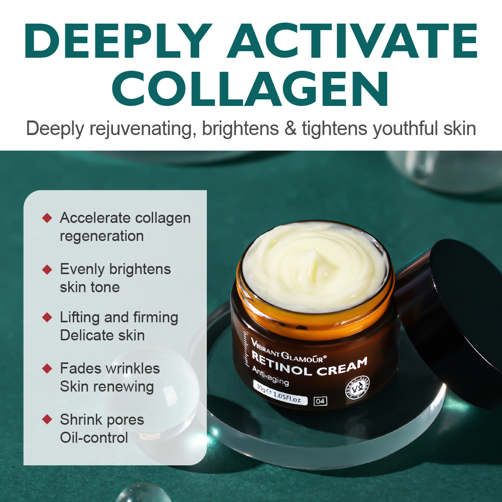 Kem chống lão hóa sống động mặt Retinol loại bỏ Wrinkle Firming nâng làm trắng ánh sáng kem dưỡng da mặt