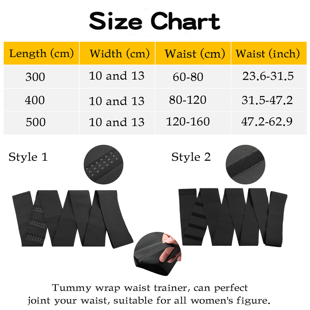 Waist Bandage Wrap Trimmer Belt Waist Trainer Body Shapewear Tummy Wrap Woman Flat Belly Slimming Gain Postpartum Sheath Belt