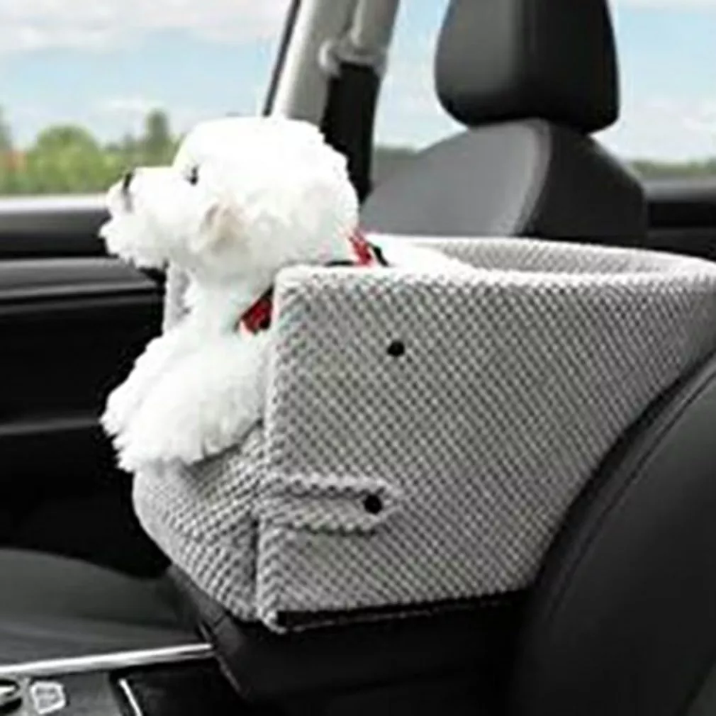 Washable Car Center Console Safety Seat Anti-dirty Mat For Small Pets Portable Cat Dog Bed Protector · v2