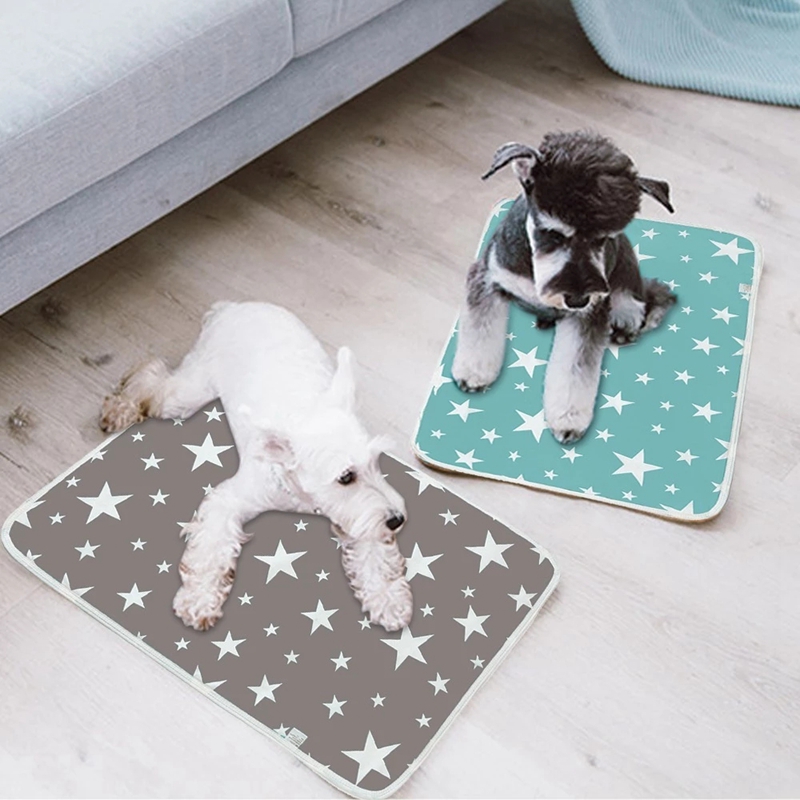 Washable Pet Pee Pad Pet Diaper Mat Reusable Mats for Dogs Dog Bed Urine Washable Dog Training Pad Four Seasons Pet Mat Urine