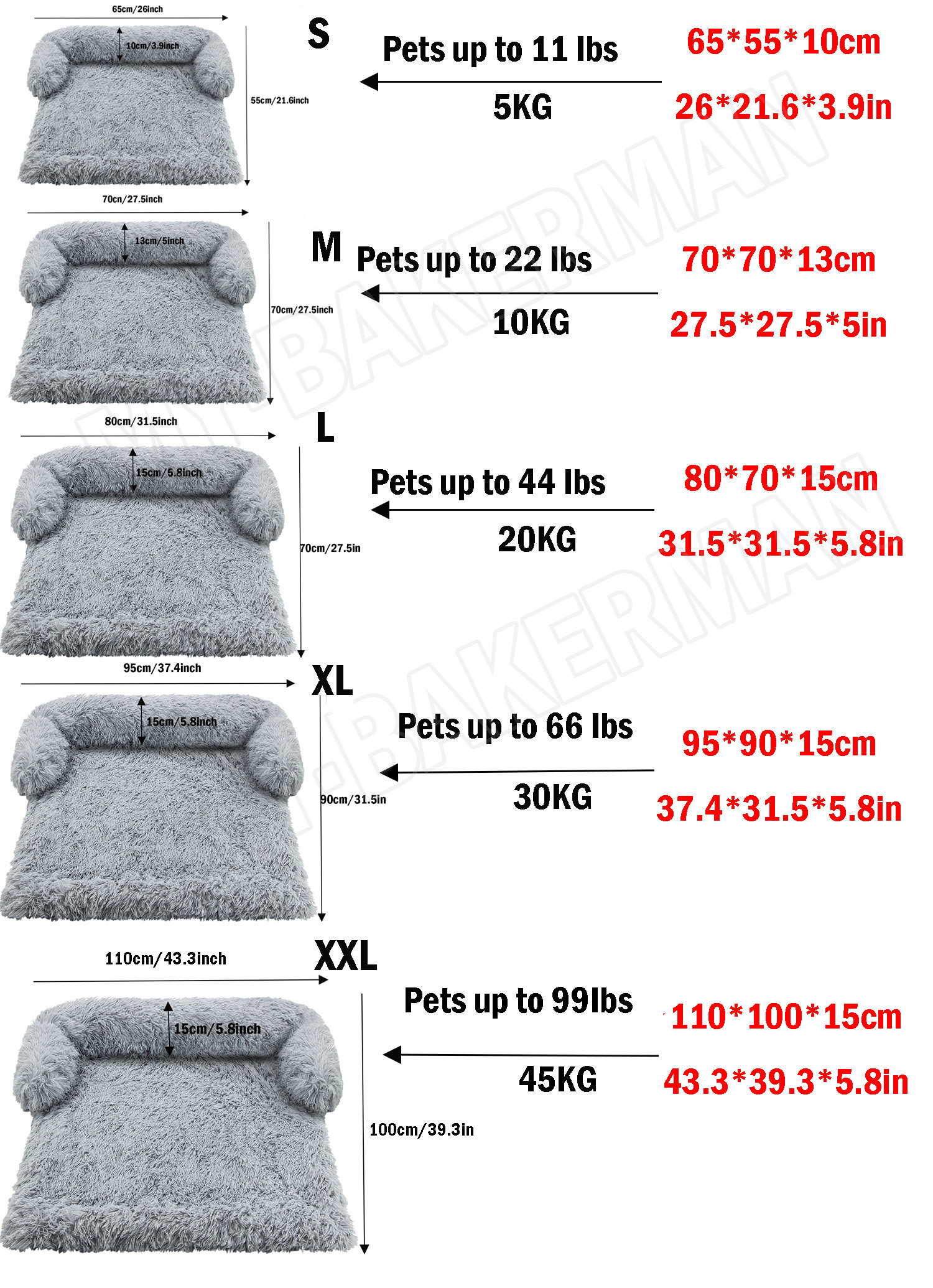 Washable Pet Sofa Dog Bed Calming Bed For Large Dogs Sofa Blanket Winter Warm Cat Bed Mat Couches Car Floor Furniture Protector
