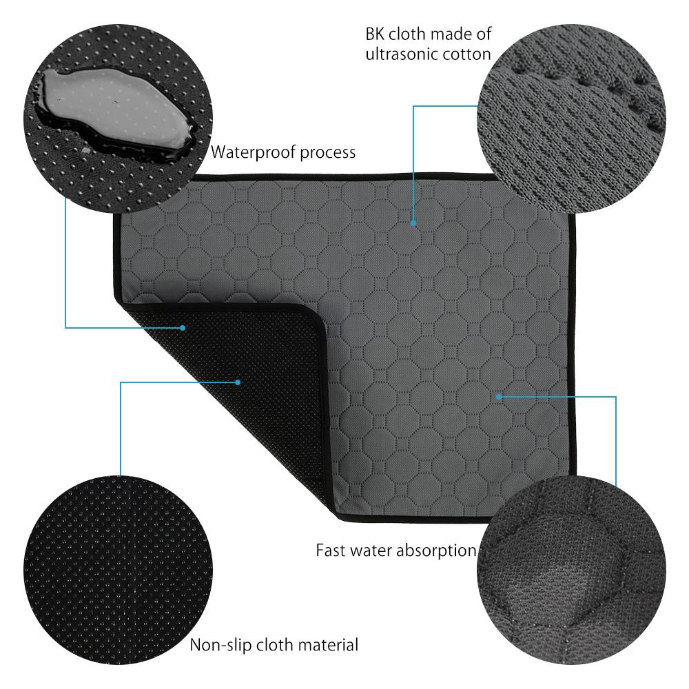 Washable Pet Dog Diaper Mat Waterproof Reusable Training Pad Urine Absorbent Environment Protect Diaper Mat Dogs Car Seat Cover