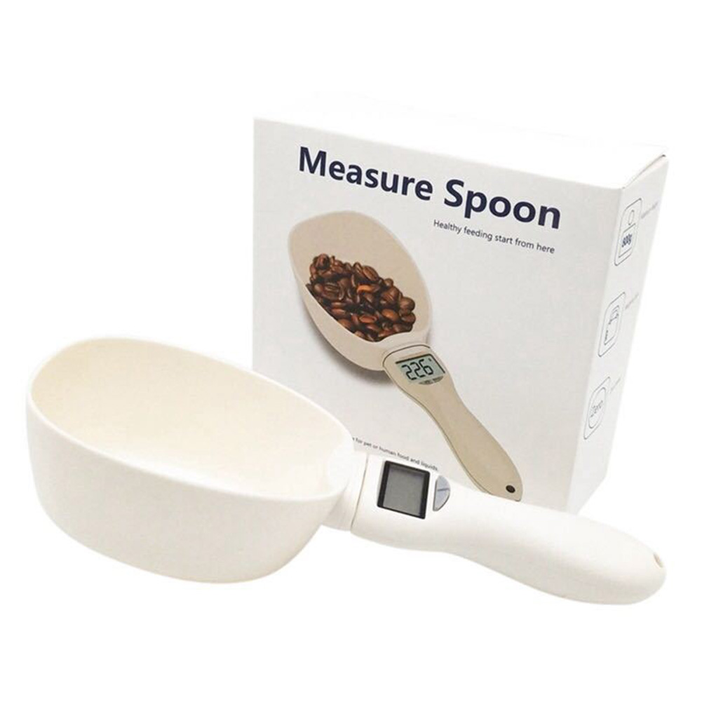 Cuillère à mesurer, balance pour chiens, alimentation des chats, alimentation générale, bol électronique, cuillère à écran LCD, fournitures pour animaux de compagnie