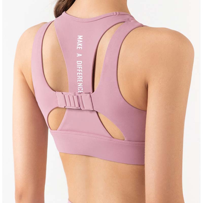 Stützender, stoßfester Sport-BH für Damen, gepolsterter Fitness-BH, schnell trocknende Fitness-Tops, Workout, Push-Up, Sportwear, Lauf- und Yogaweste