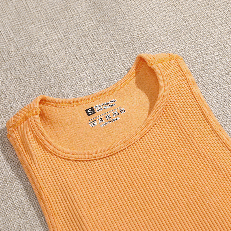 Yogaweste für Damen, nahtlos, geripptes Fitnessstudio, Sport, Crop Top, sexy Streetwear, Rippstrick, Fitness, Laufweste, Workout-BH, Tanktop, weiblich