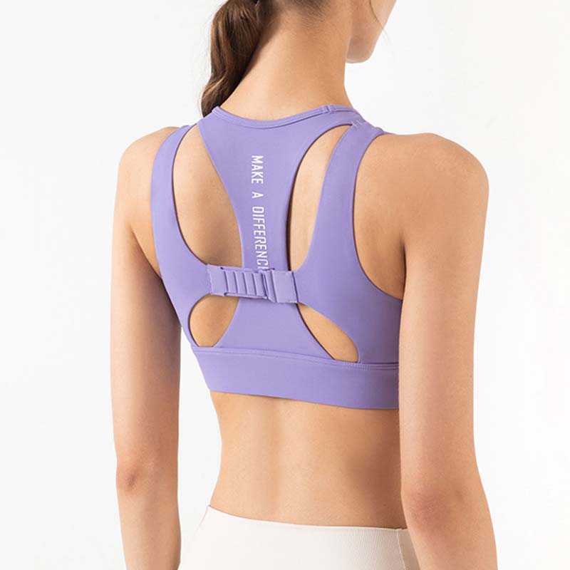 Stützender, stoßfester Sport-BH für Damen, gepolsterter Fitness-BH, schnell trocknende Fitness-Tops, Workout, Push-Up, Sportwear, Lauf- und Yogaweste