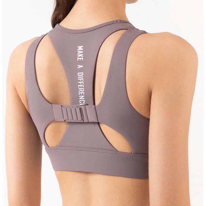 Stützender, stoßfester Sport-BH für Damen, gepolsterter Fitness-BH, schnell trocknende Fitness-Tops, Workout, Push-Up, Sportwear, Lauf- und Yogaweste