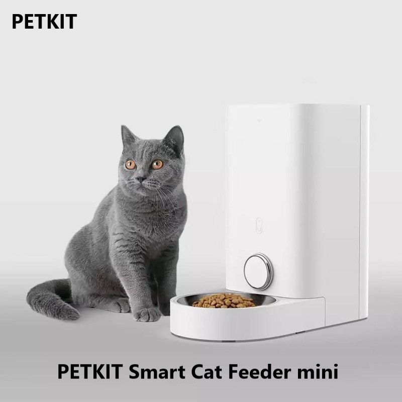 Xiaomi PETKIT Inteligentny karmnik dla kotów Mini automatyczna miska Karmnik dla kotów Nigdy nie zablokował się miska dla kotów Automatyczny karmnik dla psów Produkty dla zwierząt Gatto