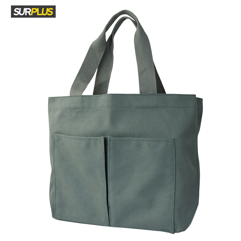 Surplus Unisex Canvas Tote Bag With Pockets · v2