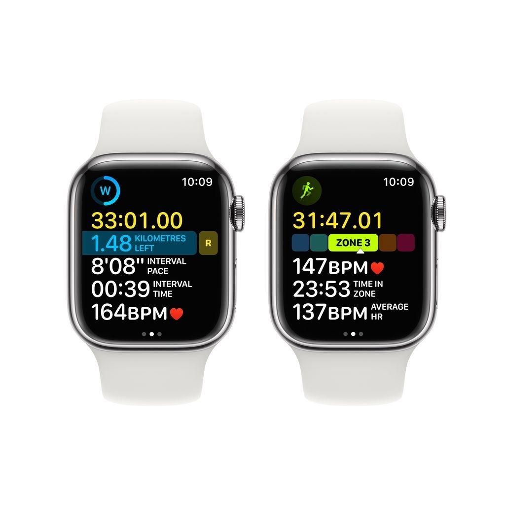 Apple Watch Series 8 (GPS + Cellular) mit Edelstahl
