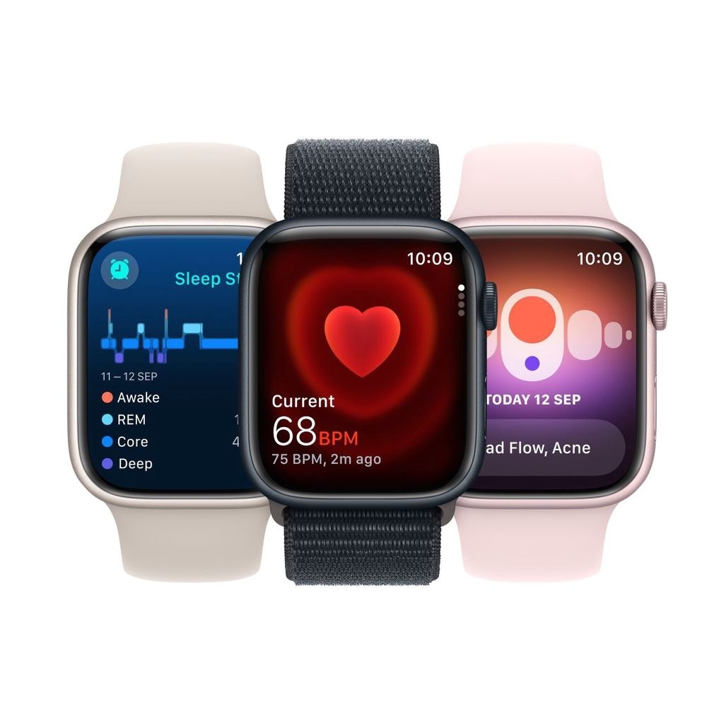 Apple Watch Series 9 (GPS + Cellular) mit Aluminiumgehäuse