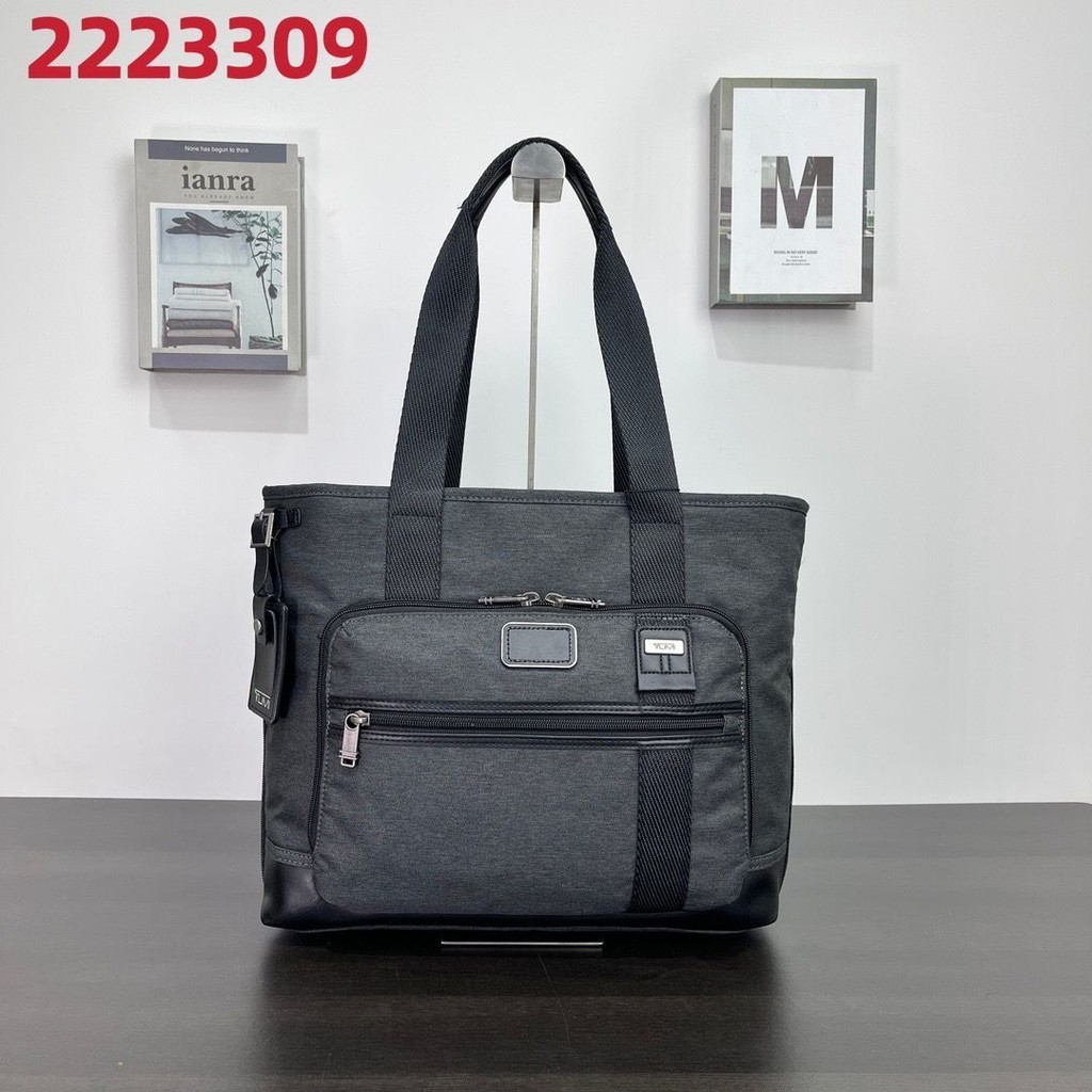 Tumi Tumi Tumi New Style2223309D Men Casual Fashion Portable Tote Bag Simple Laptop Bag X2OB · v3