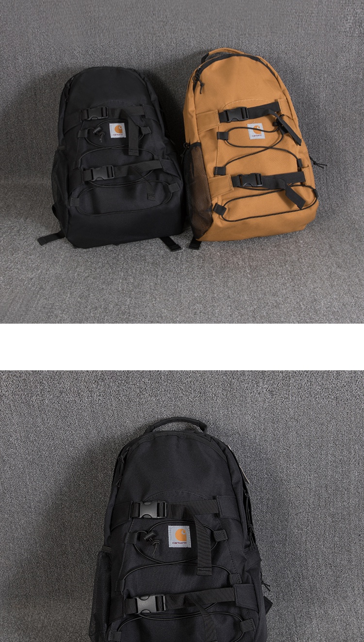 Men Large Capacity Travel Backpack Skateboard Backpack Street Drawstring Bag Fashion School Bag · v3