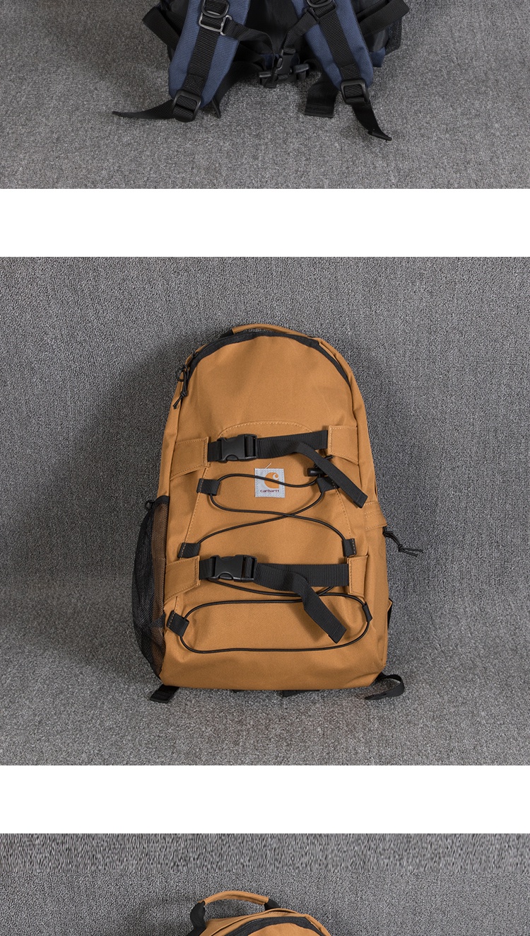 Men Large Capacity Travel Backpack Skateboard Backpack Street Drawstring Bag Fashion School Bag · v3