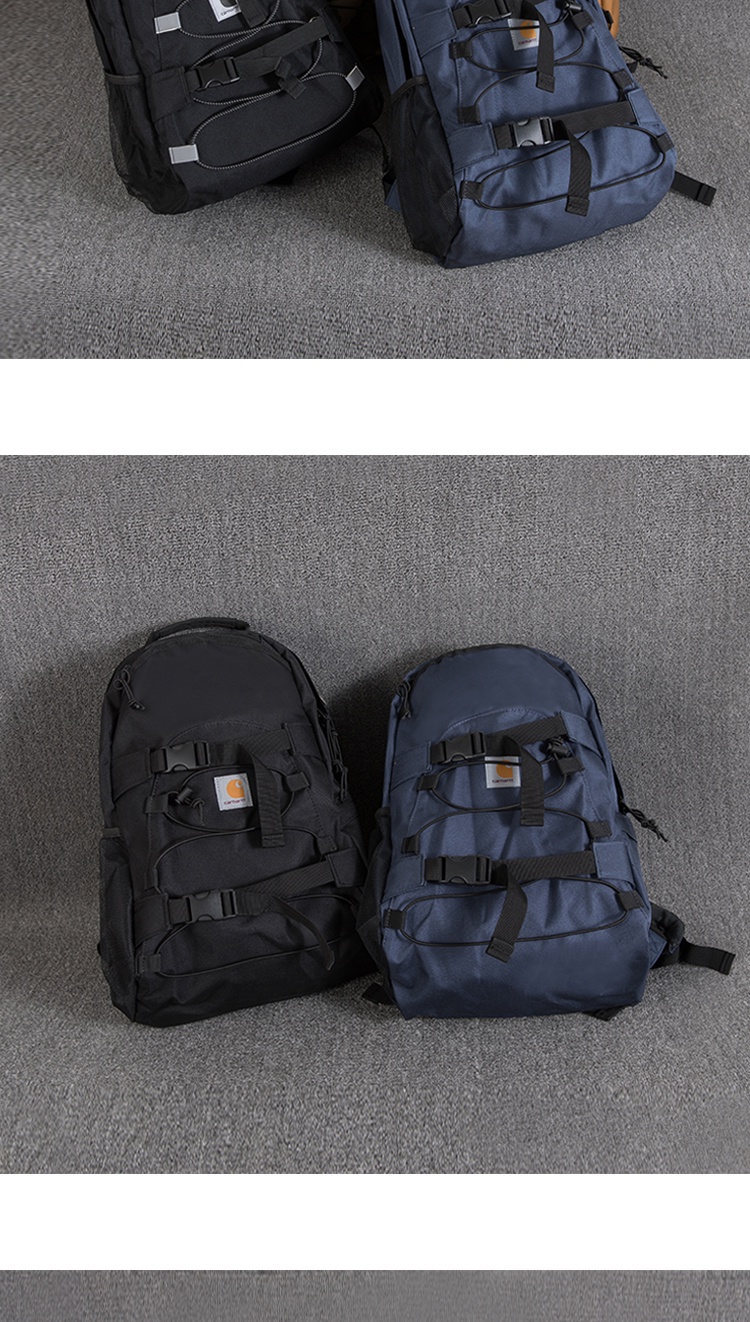 Men Large Capacity Travel Backpack Skateboard Backpack Street Drawstring Bag Fashion School Bag · v3