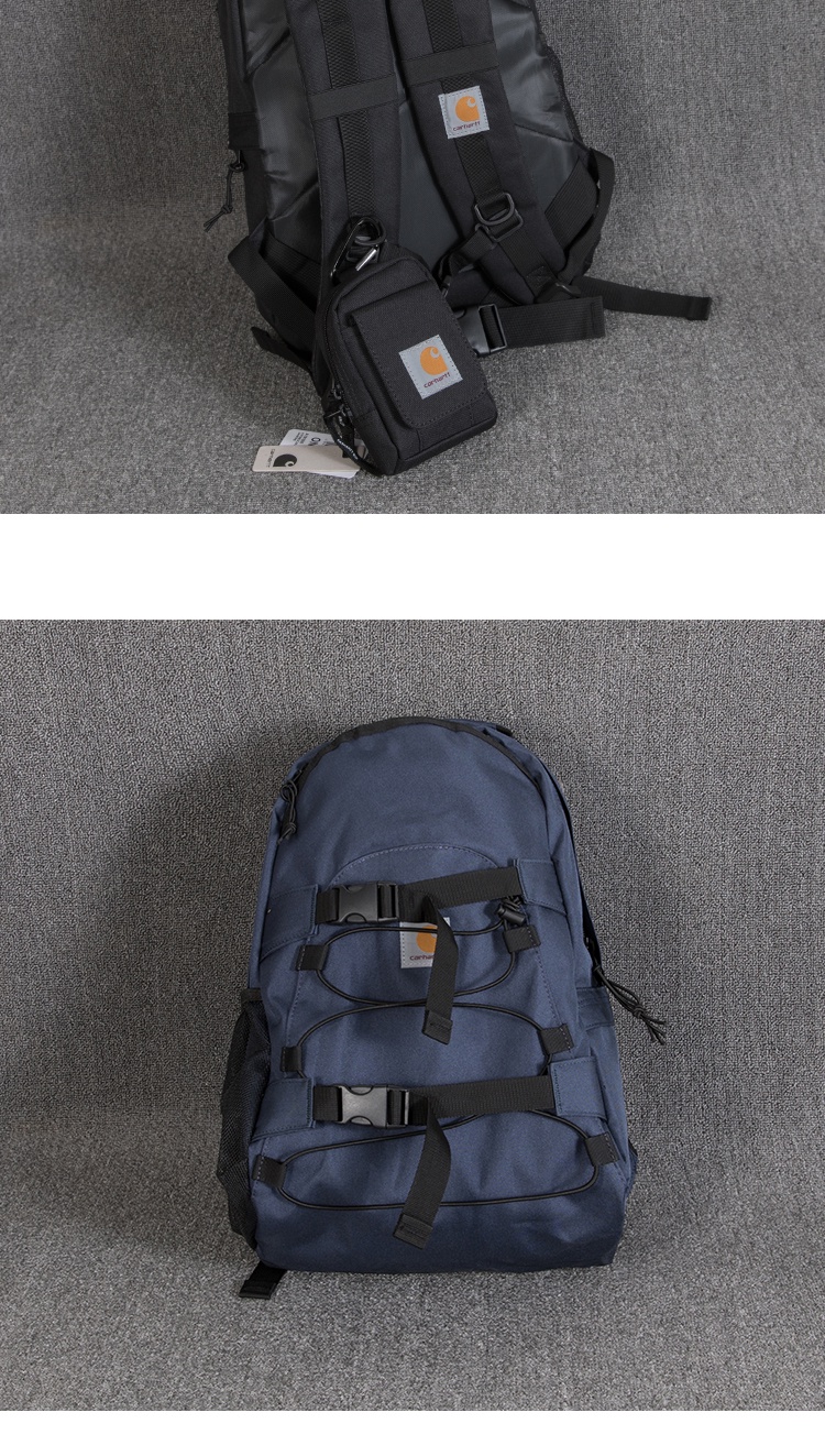 Men Large Capacity Travel Backpack Skateboard Backpack Street Drawstring Bag Fashion School Bag · v3